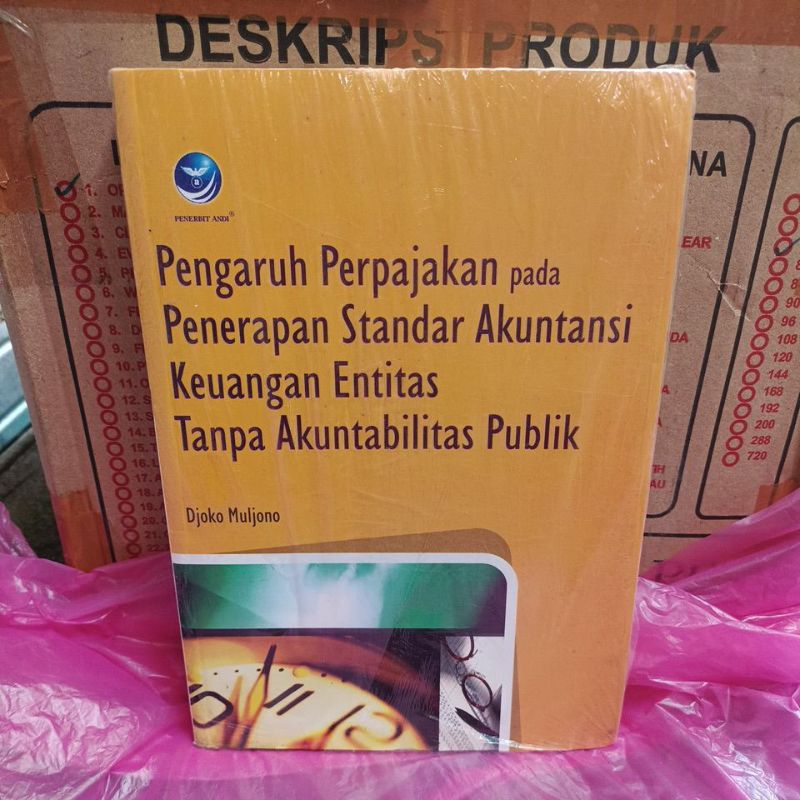 Jual Buku Original Pengaruh Perpajakan Pada Penerapan Standar Akuntansi Keuangan Entitas Tanpa