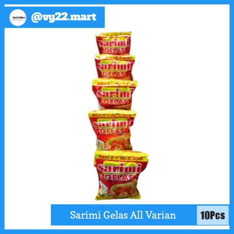 Jual Sarimi Gelas Mie Instan 10 Sachet Mie Enak Shopee Indonesia