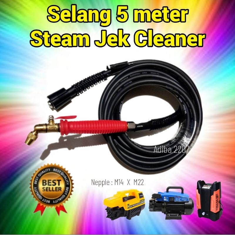 Jual Selang Set Kran Nosel Nozel Nozzle Bengkok Cuci Ac Steam Jet Cleaner Shopee Indonesia