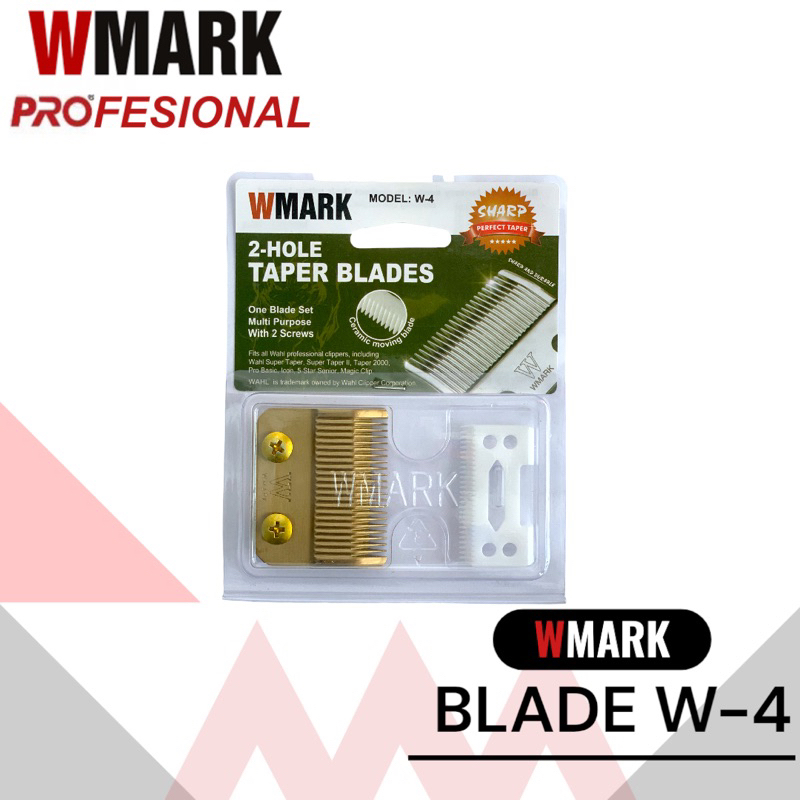 Jual WMARK PROFESIONAL BLADE WMARK W-4 CRAMIC MOVING BLADE | Shopee ...