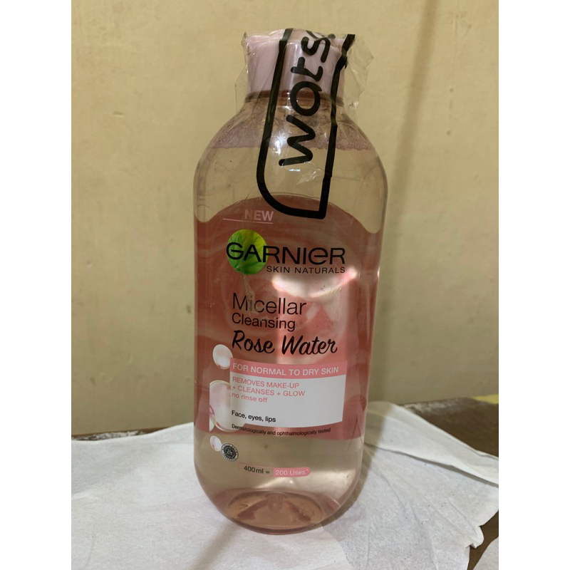 Jual Garnier Micellar Cleansing Rose Water 400ml | Shopee Indonesia
