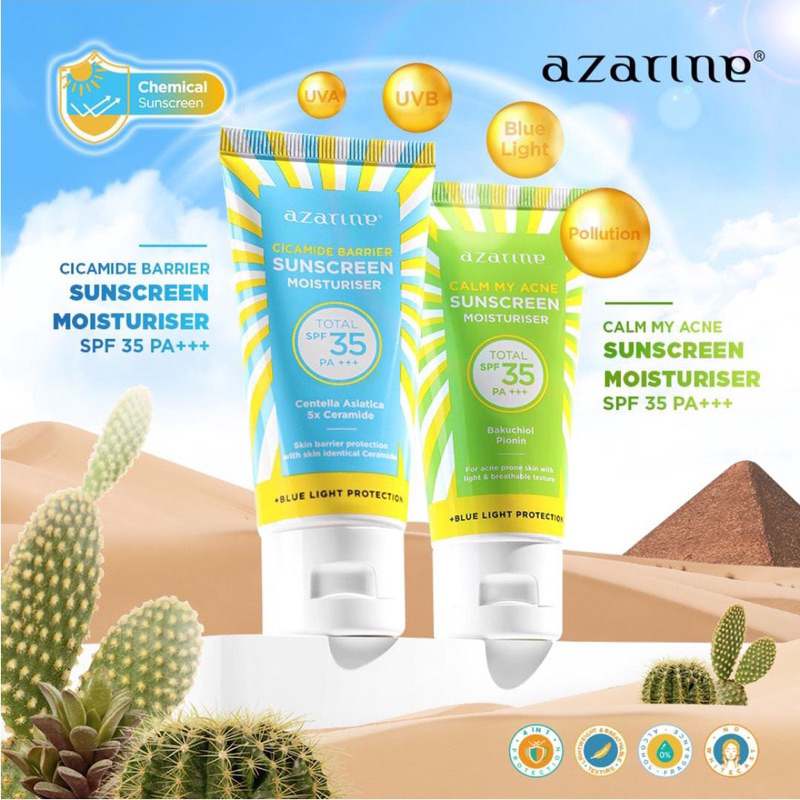 Jual READY!! Azarine Sunscreen Moisturiser SPF 35 PA+++ Sunscreen