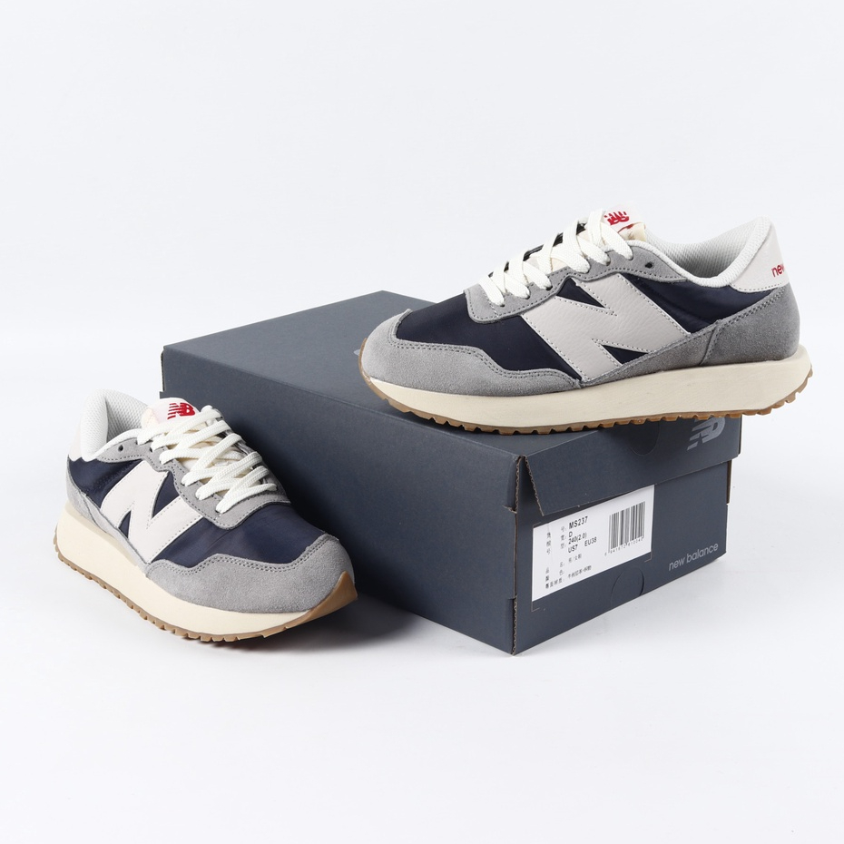 Jual Sneakers Sepatu NB New Balance 237 Trainers Grey Navy Shopee