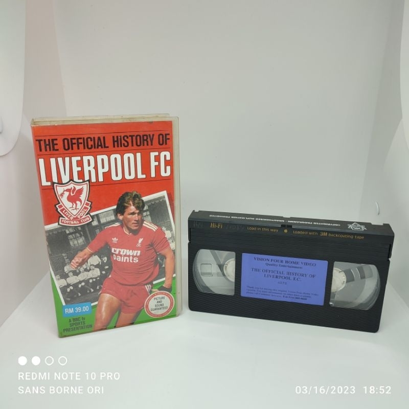 Jual VHS Tape Langka The Official History of Liverpool FC Shopee Indonesia