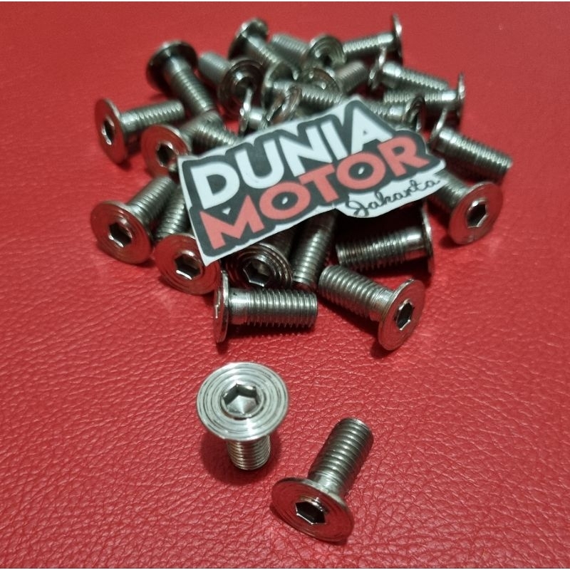 Jual Baut Cakram Yamaha Mio Nouvo Soul Dll Satuan Stainless Baut Disk