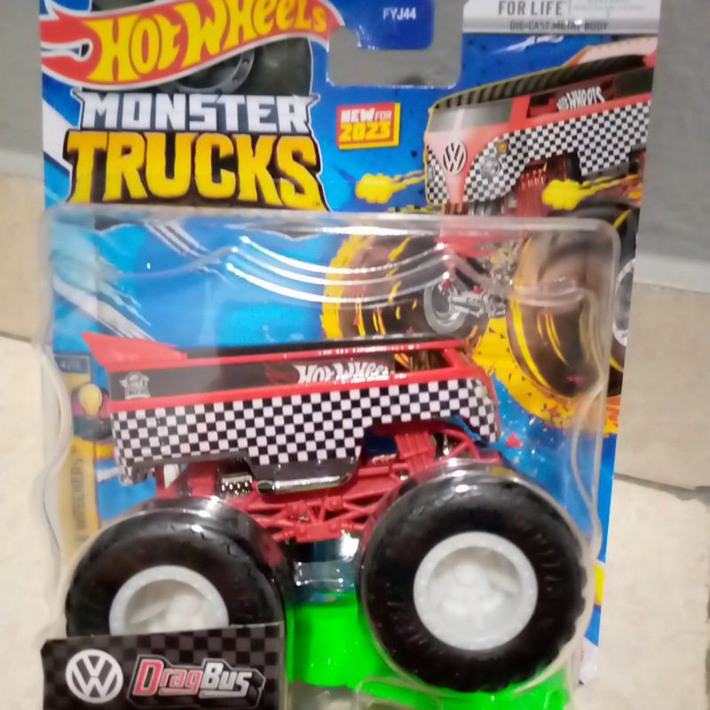 Jual Hotwheels Hot Wheels Monster Trucks Truck Vw Volkswagen Drag Bus