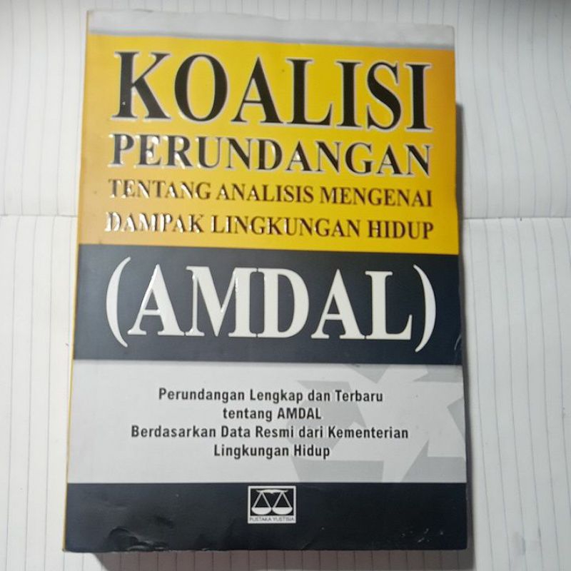 Jual KOALISI PERUNDANGAN TENTANG ANALISIS MENGENAI DAMPAK LINGKUNGAN ...