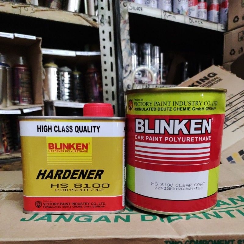 Jual Clear Coat Blinken HS 8100 1.L Hardener Hs 0.5L Shopee Indonesia