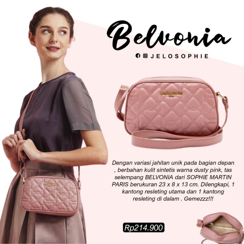 Jual Tas Branded Original, Ennodia Bag Sophie Paris Warna Pink - Kota  Tangerang - Sophieparisstore-16