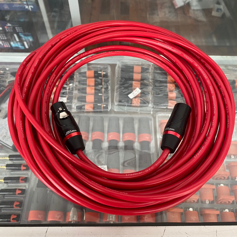 Jual KABEL/JACK MIC SPL AUDIO XLR MALE TO FEMALE PANJANG 10 METER