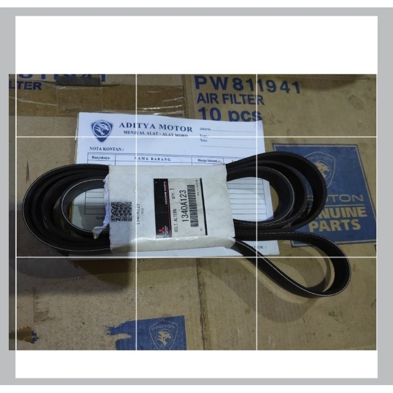 Jual fan belt alternator lancer ex evo 10 6PK 2563 GS41 TH 2008 UP ORIGINAL RESMI MITSUBISHI KTB