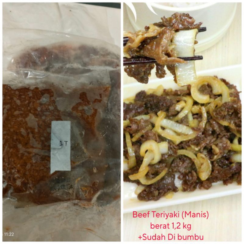 Jual hokben Beef Teriyaki/Beef Yakiniku/Chicken Teriyaki/Shimproll/Teba