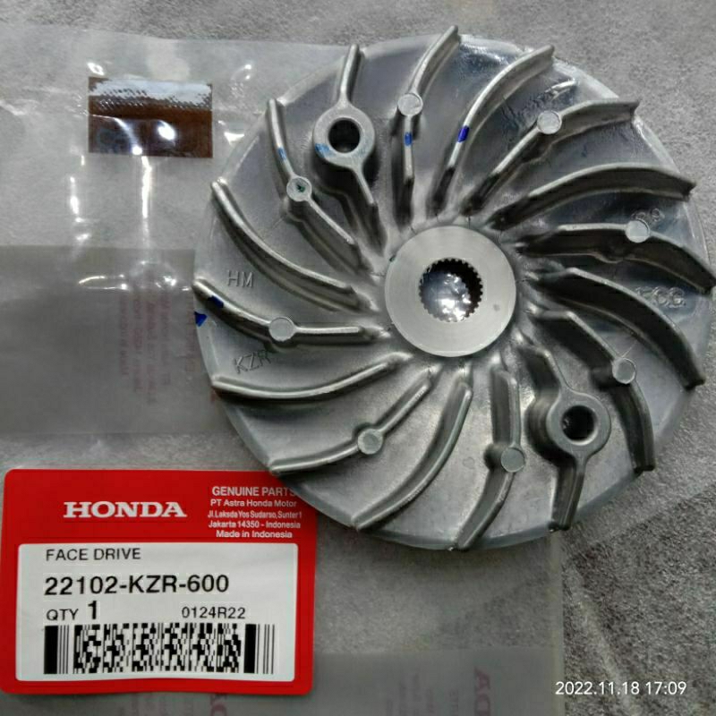 Jual Face Drive Kipas Cvt PCX 150 Vario 125 FI Vario 150 ESP Vario 125 ...