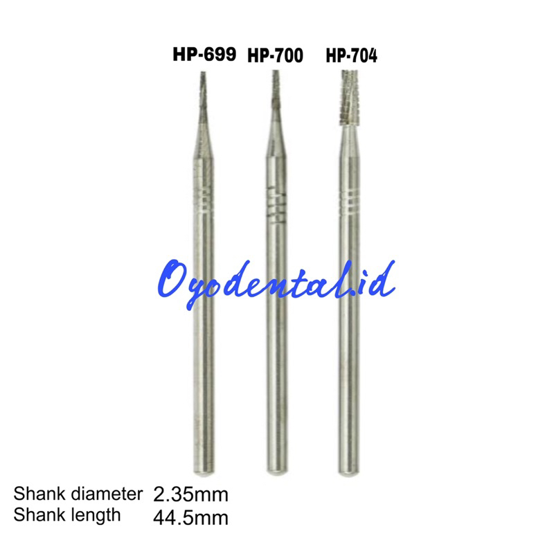Jual Dental Bur Tulang Carbide Bur Tungsten Taper HP 699 700 704 ...