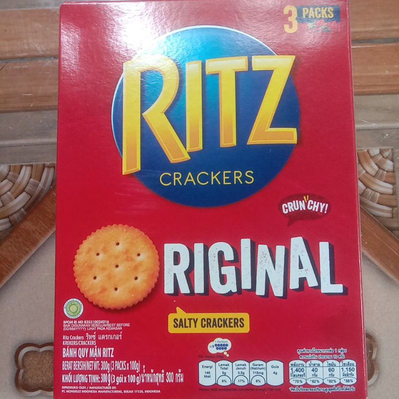 Jual RITZ CRACKERS ORIGINAL 300gr | Shopee Indonesia