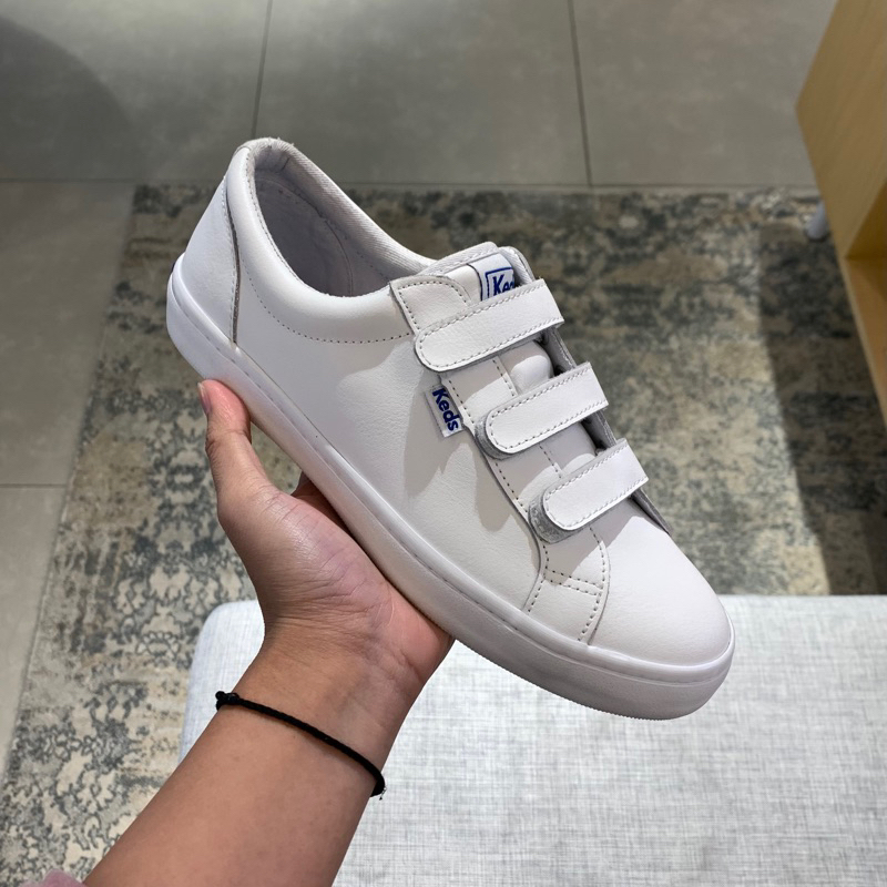 Keds tiebreak cheap leather white