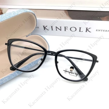 Kacamata Minus Frame Selyne Paket Frame Lensa Anti Radiasi Kacamata Wanita Anti Uv Kaca Mata