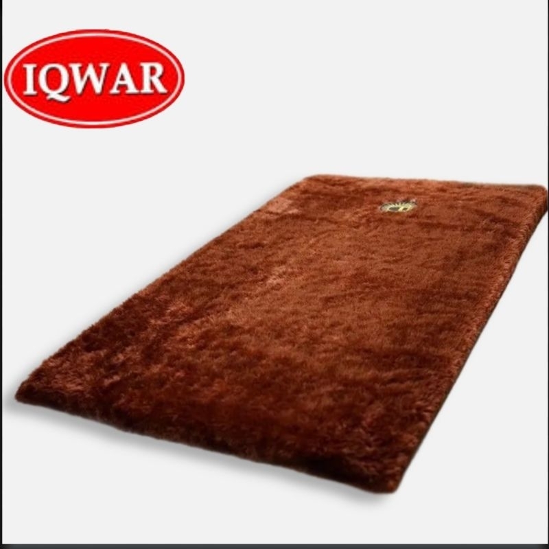 Sajadah super Tebal busa HDP Bulu rasfur Nyaman empuk Ukuran 110x60x3  cm
