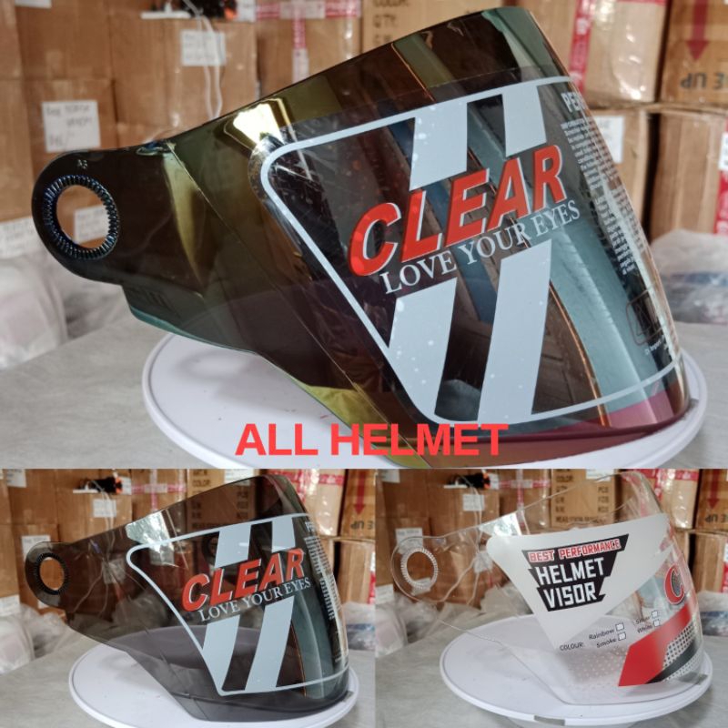 Jual KACA HELM HELF FACE TAKASHI/SHELL/G2/JPX/RX/TSK/GTP/TGP/AMC/JP ...