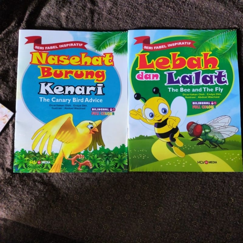 Jual BUKU FABEL CERITA ANAK DAN DONGENG BINATANG BILINGUAL NASEHAT ...