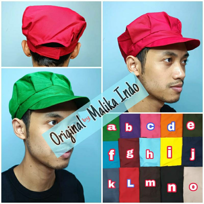 Jual Topi Chef Topi Waiter model Topi Berlipat Bahan Tebal American ...