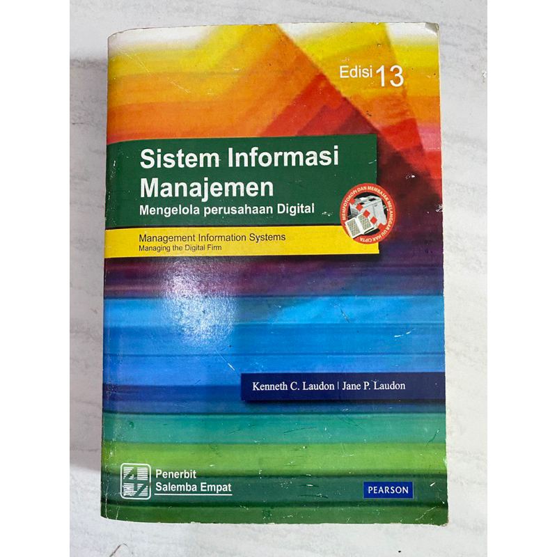 Jual Buku Sistem Informasi Manajemen Edisi 13 Salemba Empat (Kenneth C ...