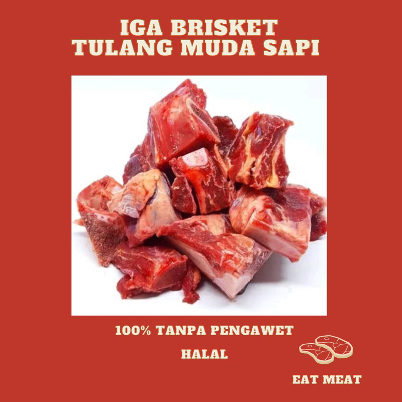 Jual Iga Brisket 1kg Tulang Sapi Muda Shopee Indonesia