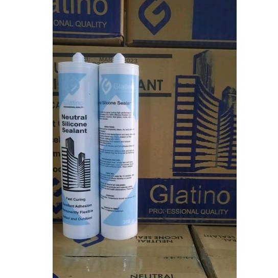 Jual SILICONE NETRAL / SEALANT NETRAL / SILICONE GLATINO NETRAL / Lem ...