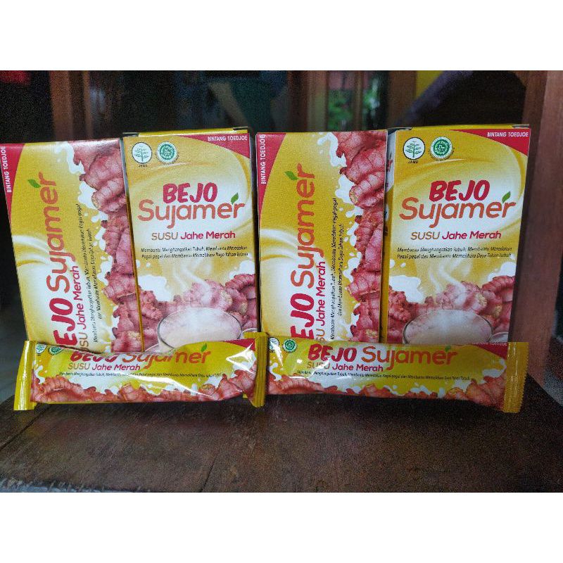 Jual Bejo Susu Jahe Merah Sujamer 1bok Isi 5 Stick Bejo Sujamer Shopee Indonesia