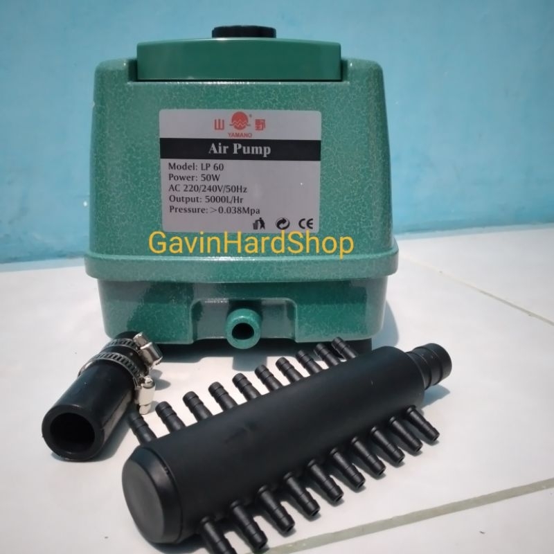 Jual Air Pump Blower Aerator Pompa Udara Kolam Aquarium Yamano Lp Lp Shopee Indonesia