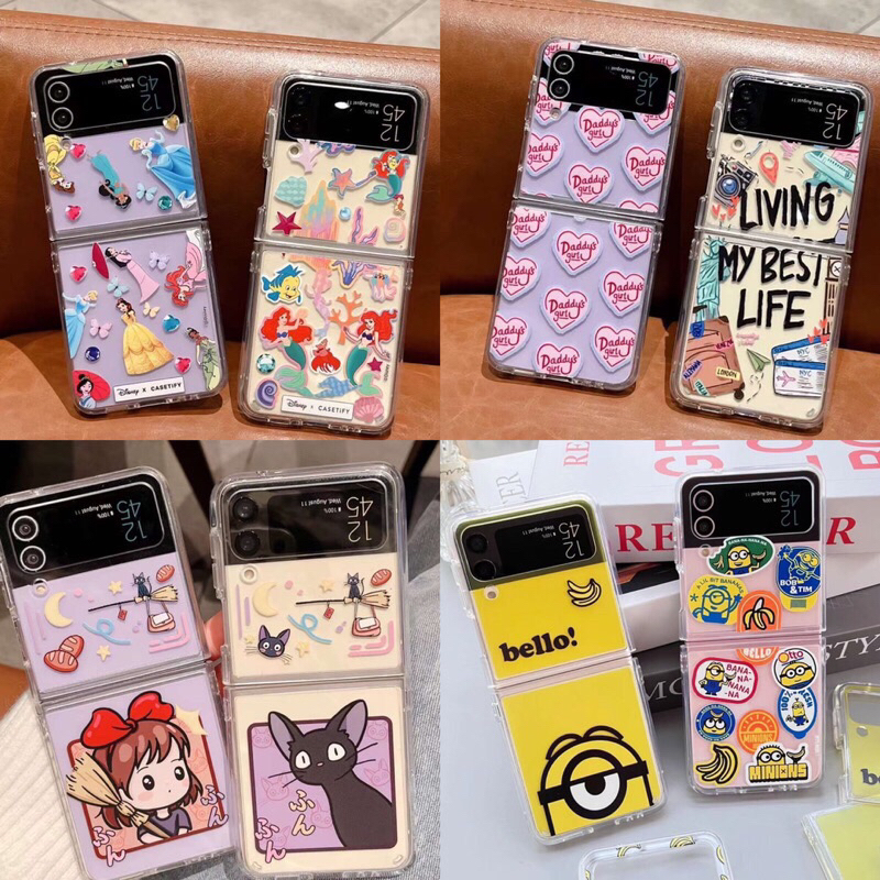 Jual KOREAN CASETIFY SAMSUNG GALAXY Z FLIP 4 3 TPU CASE Shopee Indonesia
