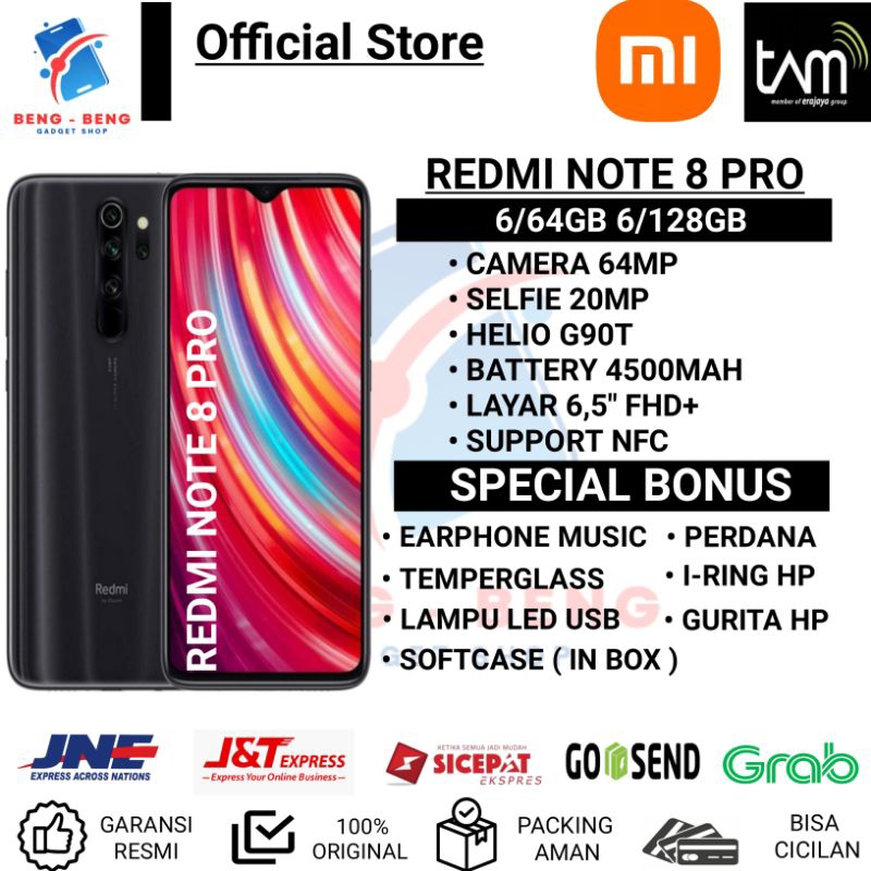 Jual Xiaomi Redmi Note 8 Pro Ram 664gb 6128gb Garansi Resmi Tam Bonus Shopee Indonesia 0901