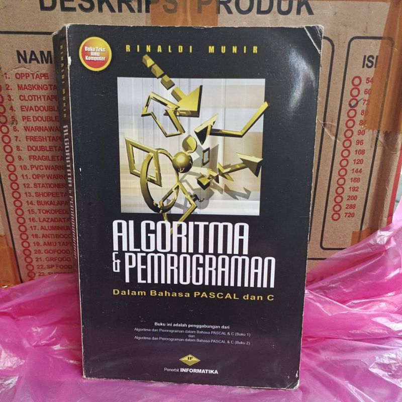 Jual BUKU ORIGINAL ALGORITMA DAN PEMROGRAMAN DALAM BAHASA PASCAL DAN C ...