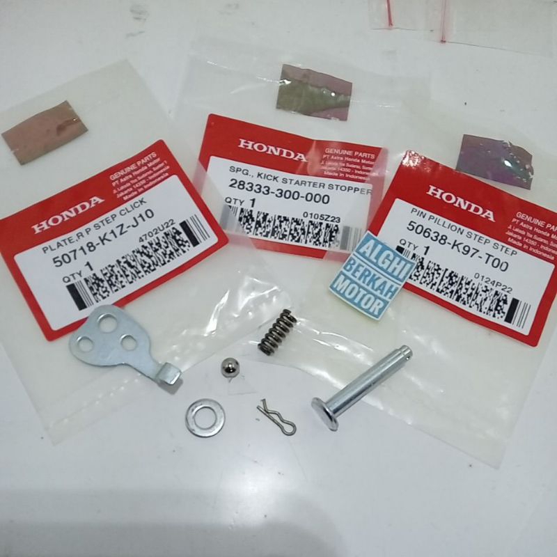 Jual Paket Step Kanan Honda PCX 160 plate per pelor pin ring kawat ...