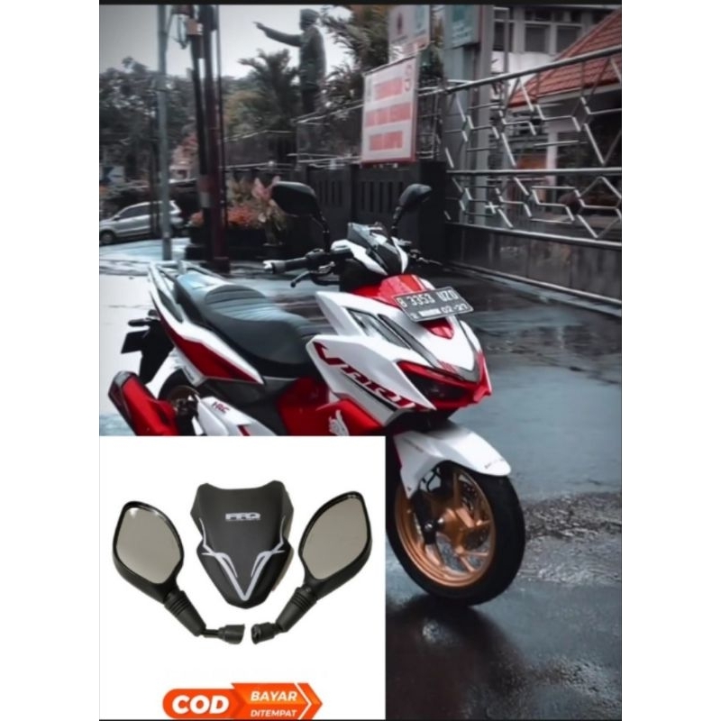 Jual Paket Visor Variasi All New Honda Vario Abs Plus Spion Click