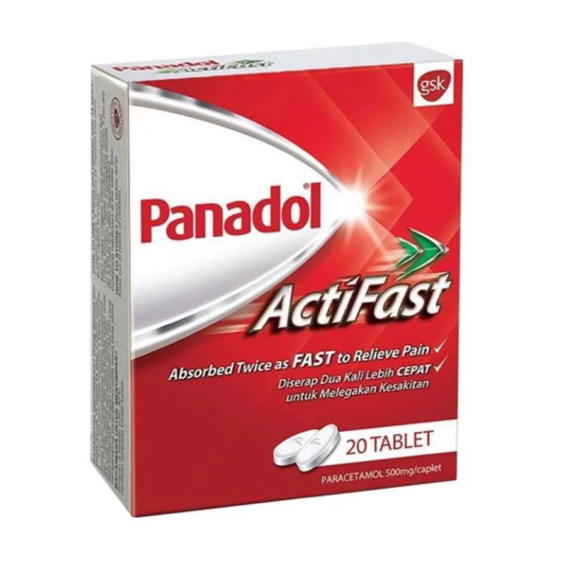 Jual PANADOL ACTIFAST MALAYSIA ISI 20 TABLET | Shopee Indonesia