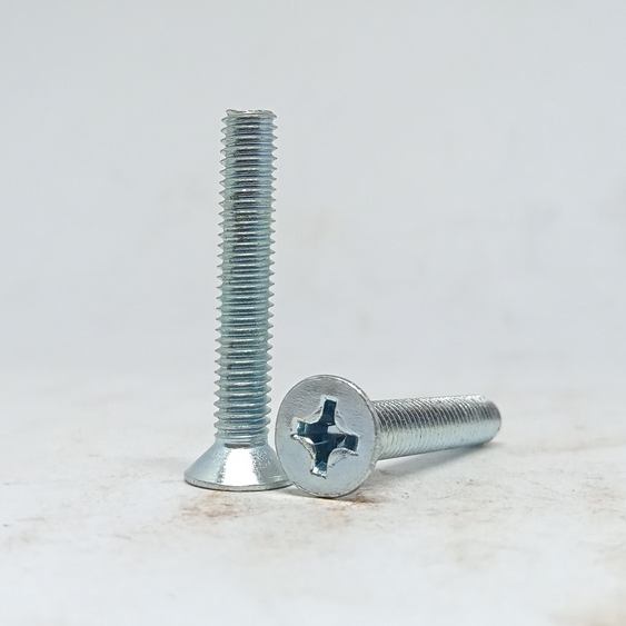 Jual Baut YF Ukuran 4 x 25 Drat Halus Kepala Sekrup Skrup Kepala Baut ...