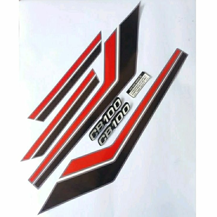 Jual Striping Tangki Honda Cb100 K5 Set Emblem Shopee Indonesia