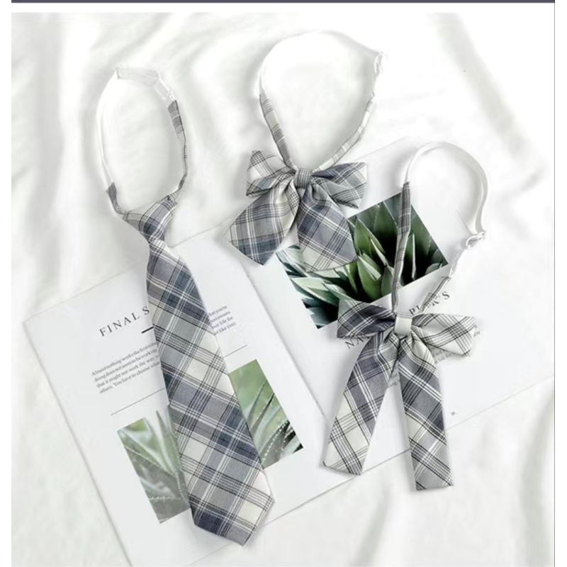 Jual Neck Tie remaja kemeja Ribbon bowtie dasi garis Dasi Seragam