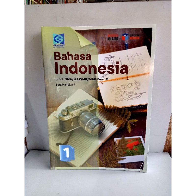 Jual Bahasa Indonesia 1 Untuk SMA MA SMK MAK Kelas X Kurikulum Merdeka ...