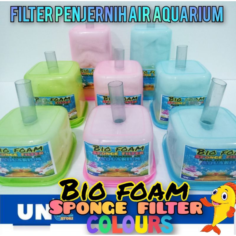 Jual FILTER BIOFOAM AERATOR WARNA PENJERNIH AIR AQUARIUM | Shopee Indonesia