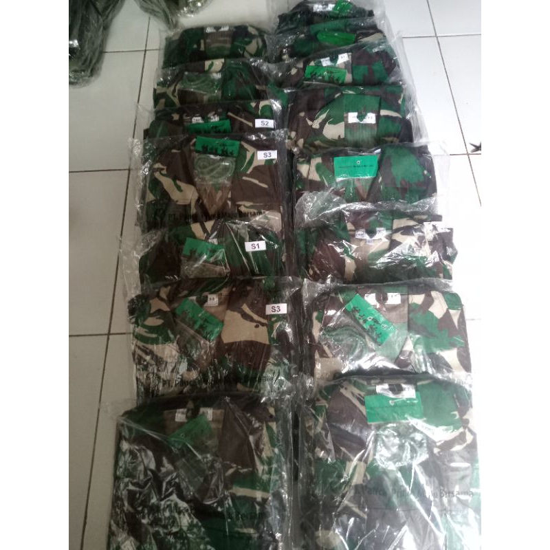 Jual Baju Pdl Tni Ad Terbaru Original Pembagian Pt Pa 