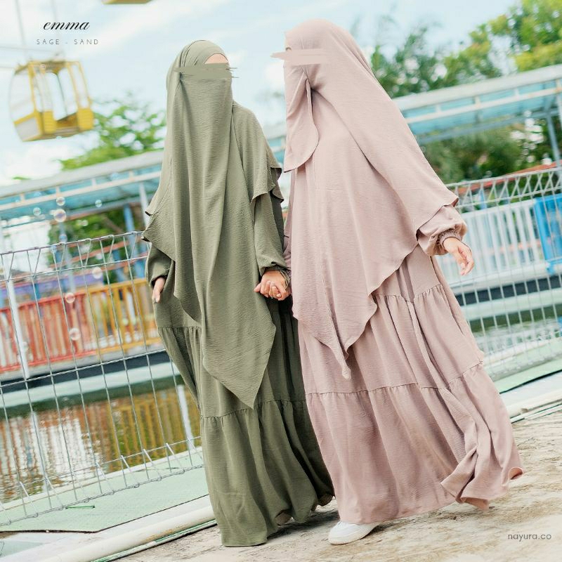 Jual EMMA SET / GAMIS SET DAILY / GAMIS SET FRENCH KHIMAR BY NAYURA ...
