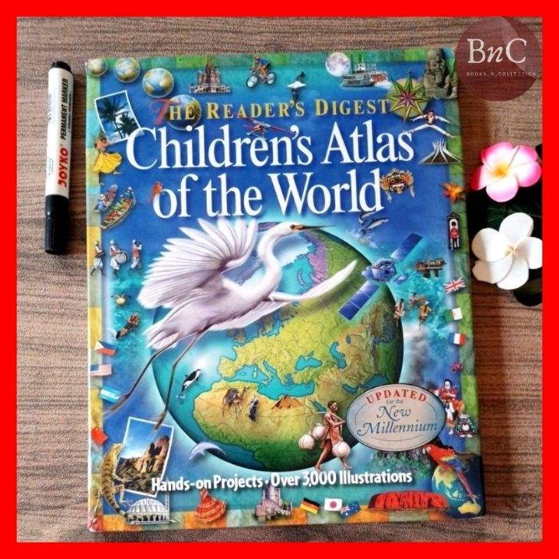 Jual Buku atlas anak children atlas of the world Preloved | Shopee ...