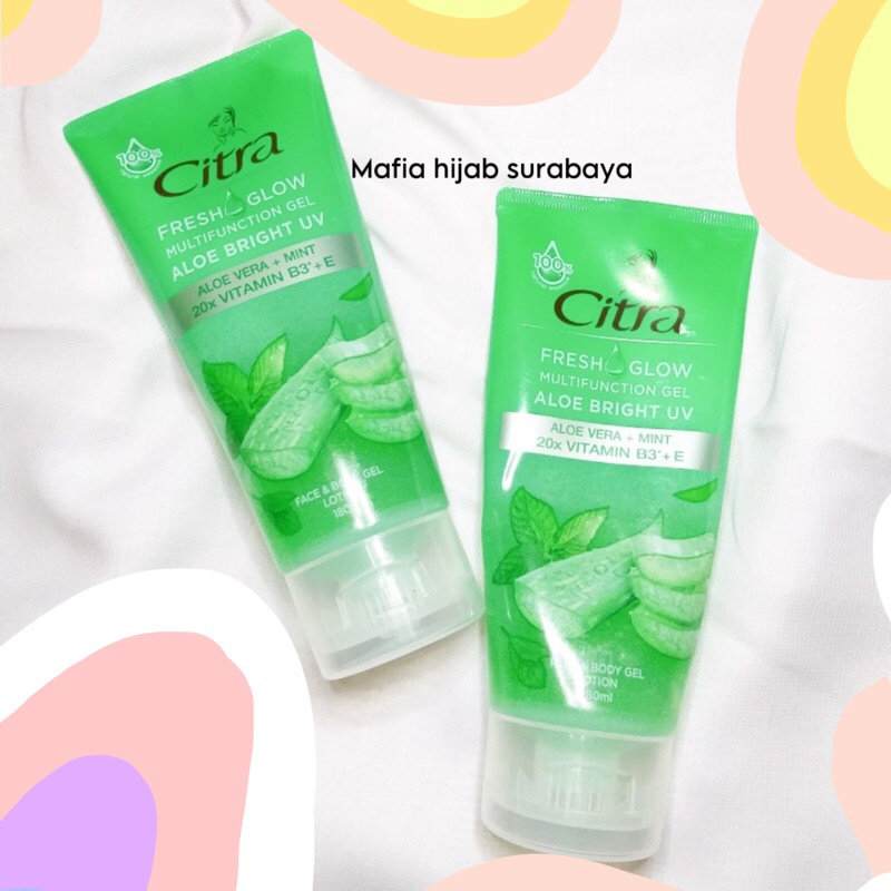 Jual Citra Aolevera Gelcitra Fresh Glow Aloe Shopee Indonesia 4786