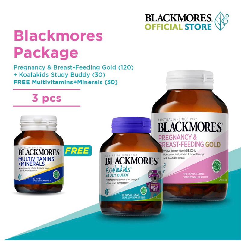 Jual Blackmores Pregnancy & Breastfeeding gold 120 + Blackmores koala