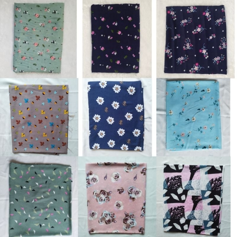 Jual Kain Rayon Rotary Etalase khusus lebar 1,5 m (Harga per setengah ...