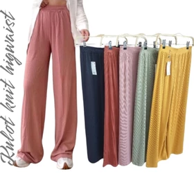 Celana Kulot Wanita Kulot Knit Polos Wanita
