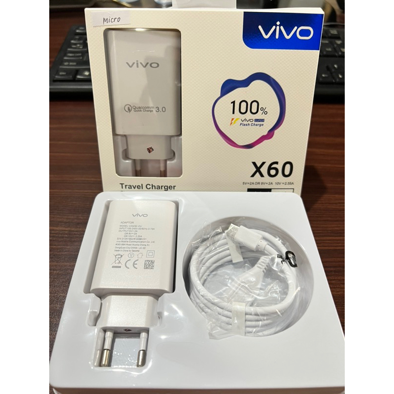 Jual Charger Vivo X Original Dual Engine Fast Charging Dua Mesin Micro Usb Shopee Indonesia