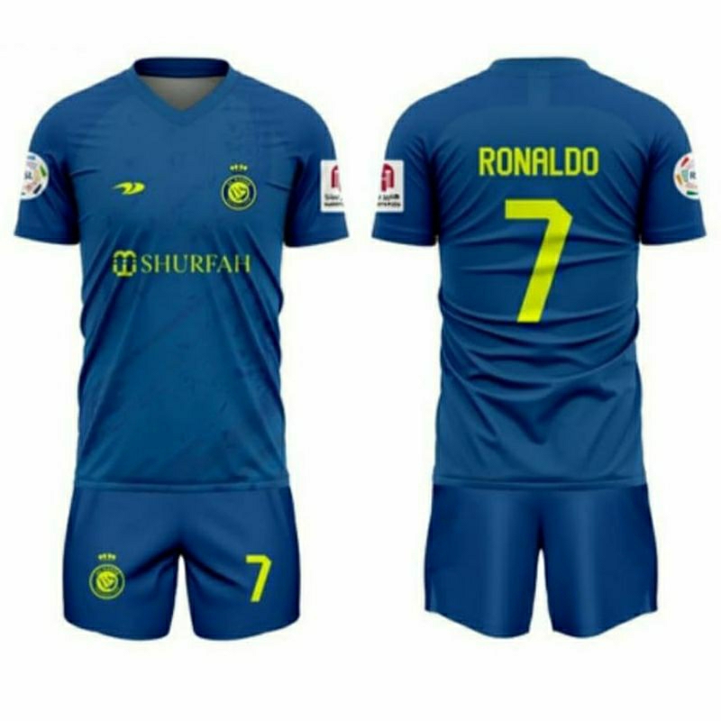 Jual Jersey Anak Cr7 Cristiano Ronaldo Away Al Nassr Terbaru 2023 Shopee Indonesia